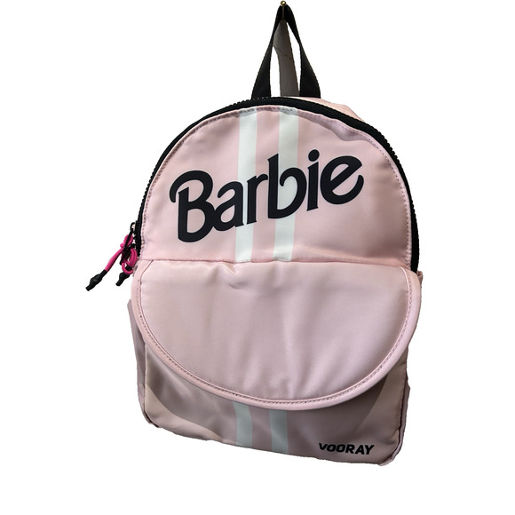 NWT Vooray Barbie Blush Pink Lexi Bagpack Lexi Small Pockets Zipper Side Pockets - Picture 1 of 8